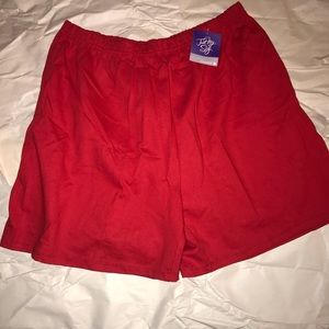 Just my size red shorts